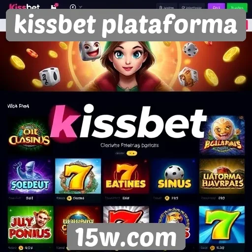 Variedade de jogos disponíveis no kissbet